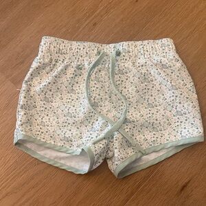 Boys Minnow Floral Swim Trunks in Light Mint